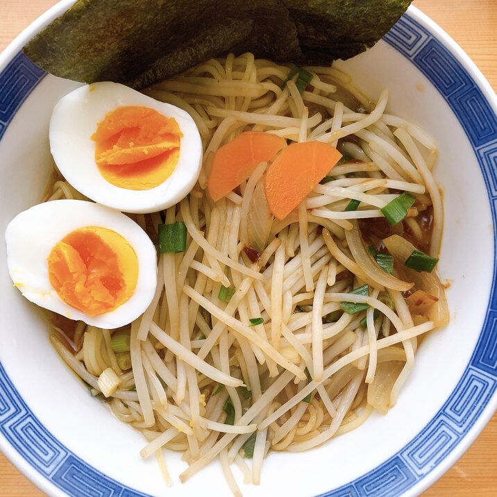 【豚汁をリメイク】味噌ラーメン